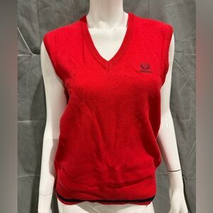 Superdry Red V-Neck Tank Top